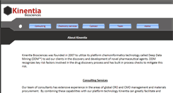 Desktop Screenshot of kinentia.com